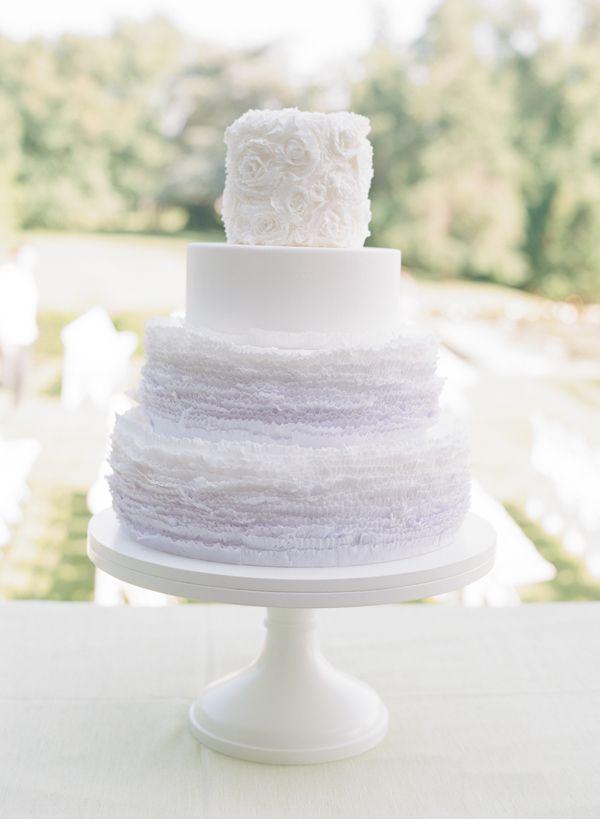Wedding - Lavender Cake With Mismatched Textures - Abby Jiu Photography