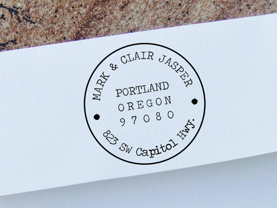 زفاف - Self Inking Return Address Stamp, Custom Rubber Stamp, Personalized Stamp, Custom Stamp, Wedding Stamp, Bridal Shower, Typewriter Font