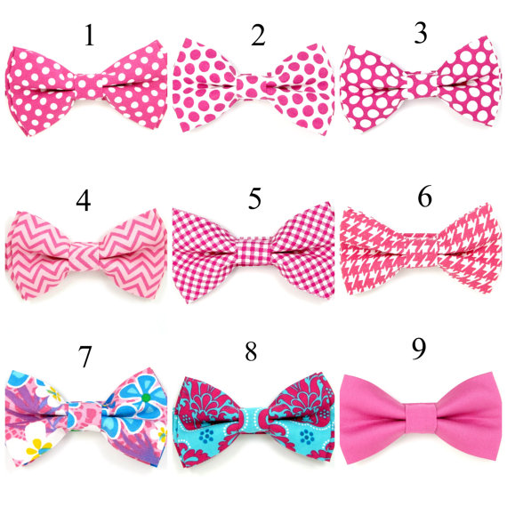 Hochzeit - Baby bow tie, Boys bow tie, Men bow tie, Wedding bow ties, Groomsmen bow tie, Ring bearer bow tie,Pink bow tie,Fuchsia bow tie
