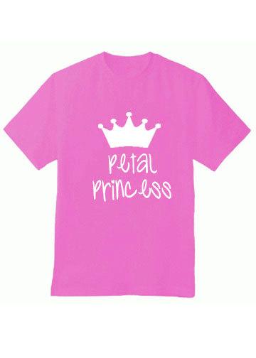 Mariage - Flower Girl Shirt, Personalize with her name, gift - Petal Princess