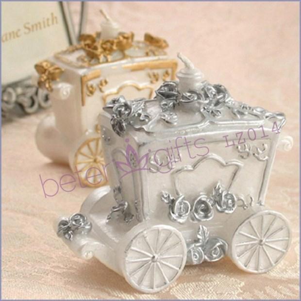 Mariage - Cinderella carriage candle Favors