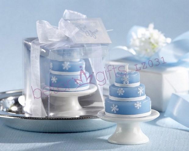 Mariage - 婚礼小礼物 雪花蛋糕蜡烛,欧美婚庆用品,创意婚品,婚礼回礼LZ031