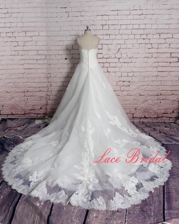 Свадьба - Wedding Dress,Wedding Gown, Princess Style Bridal Gown, Hand-made Flower Wedding Dress, A-line Wedding Dress