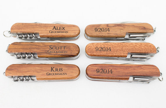 زفاف - Groomsmen Gift, Engraved Pocket Knife, Personalized Ring Bearer Gift, Personalized Wedding Favor, Knife, Personalized Pocket Knife