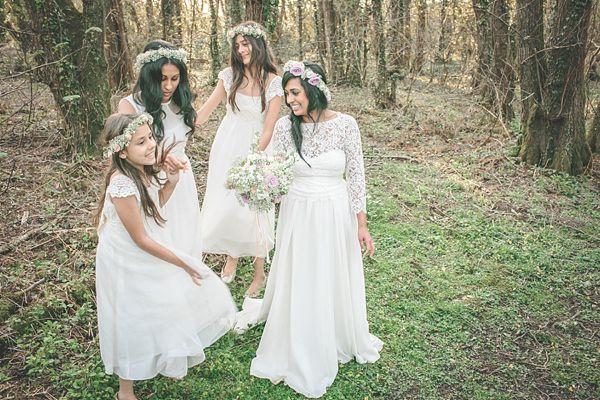 Свадьба - A 1970s, Bohemian Inspired Bride And Her Whimsical Woodland Wedding