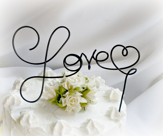 Mariage - Wedding Cake Topper, Rustic Decorations