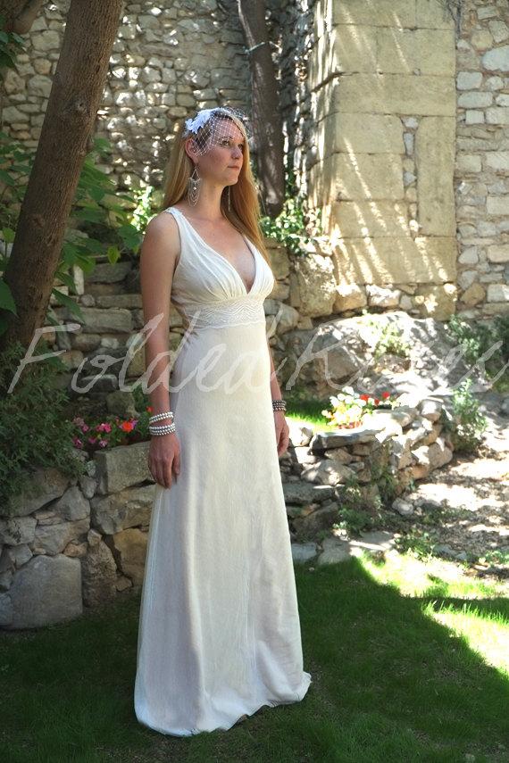 زفاف - Wedding dress- Romance through the ages : RENATA Floral Lace Sheath Dress