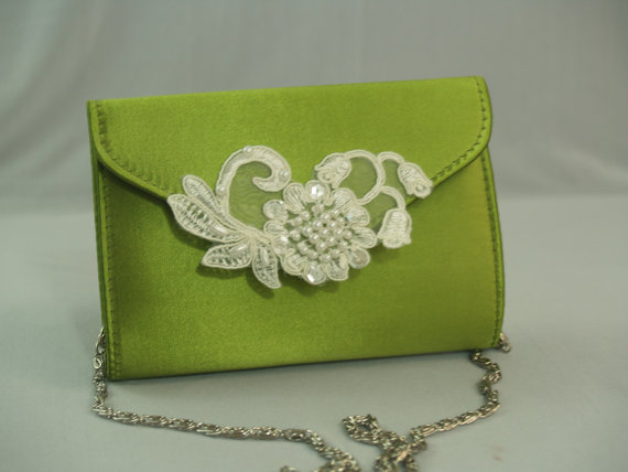 Wedding - Green Wedding Clutch Shoes to match Clutch 200 colors options