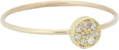 Wedding - Jennifer Meyer Diamond & Gold Circle Ring