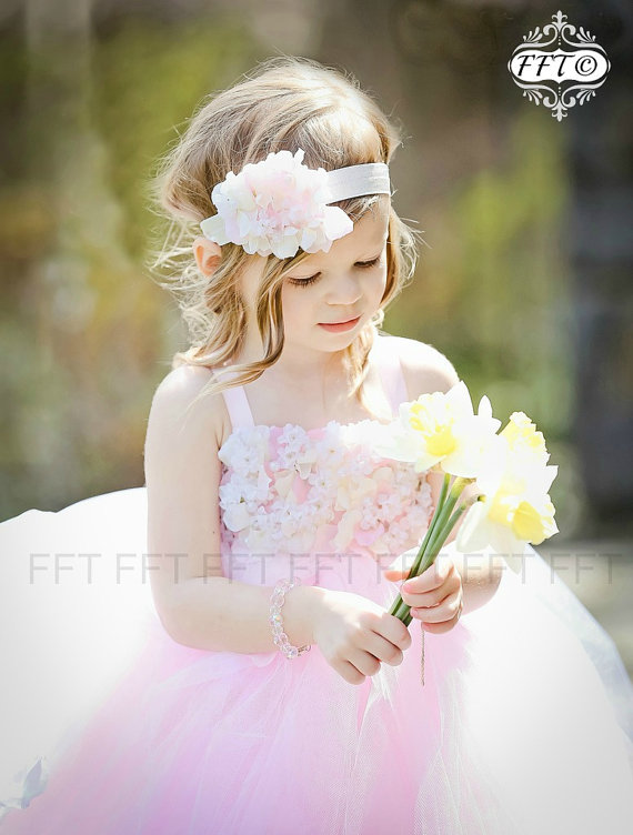 Wedding - Light Pink, Flower Girl Dress, Tutu Dress, Newborn-24m, 2t,2t,4t,5t, 6, birthday