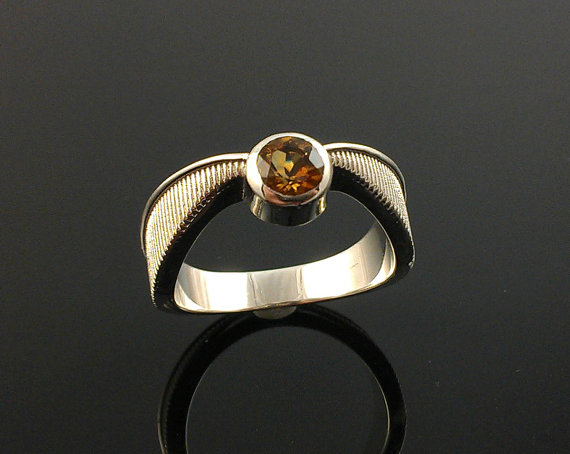 Mariage - Harry Potter Golden Snitch Ring in Sterling Silver - BACK ORDER 6 to 7 WEEKS - Geeky Engagement Ring