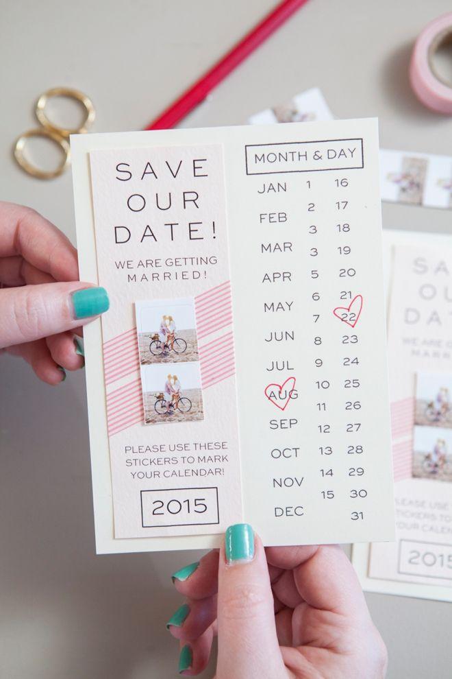 Hochzeit - Make Your Own Instagram Save The Date Invitation