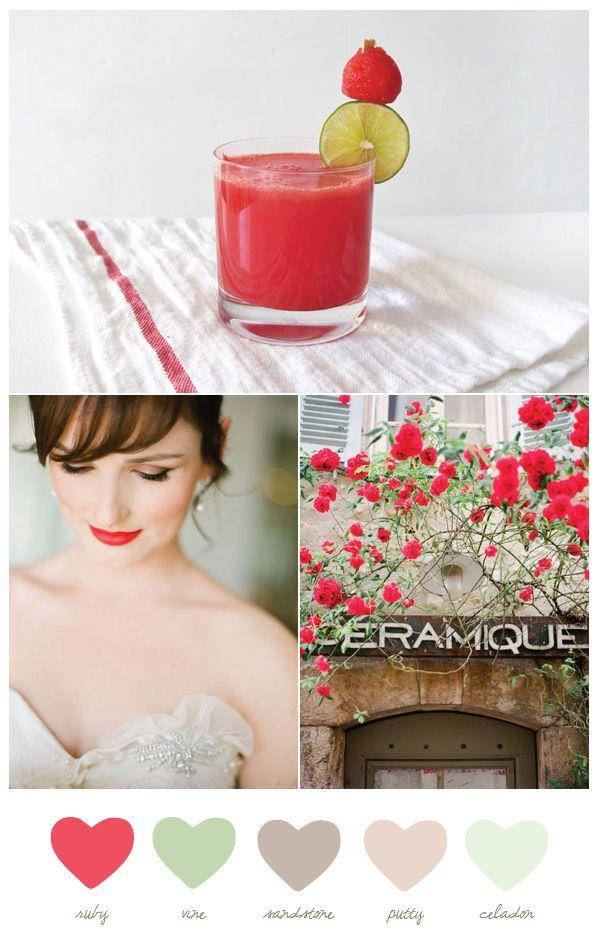 Wedding - Color Palette: Ruby   Vine