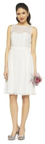 Mariage - Women's Chiffon Illusion Sleeveless Bridesmaid Dress(Limited Availability) - TEVOLIO