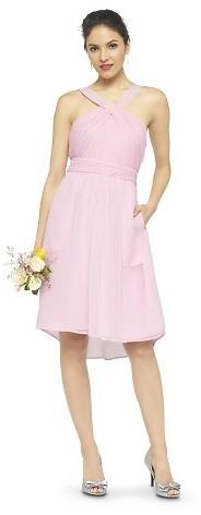 زفاف - Women's Halter Neck Chiffon Bridesmaid Dress (Limited Availability) - TEVOLIO