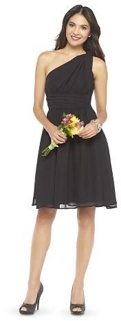 زفاف - Women's One Shoulder Chiffon Bridesmaid Dress (Limited Availability) - TEVOLIO
