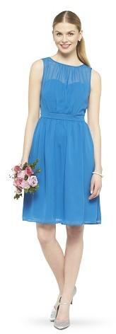 زفاف - Women's Chiffon Illusion Sleeveless Bridesmaid Dress(Limited Availability) - TEVOLIO