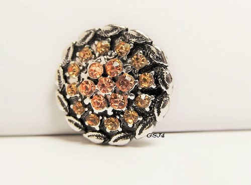 Свадьба - Topaz Bouquet  snap charm Glammy Snap Jewelry compatible with brand names like ginger snap jewelry noosa accessorie