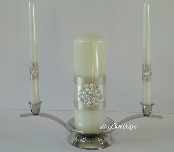 Mariage - Unity Candles, Wedding Unity Candle Ceremony Unity Candles Set, Custom Made
