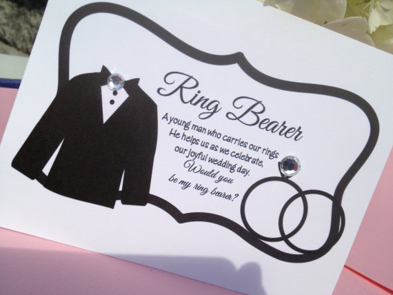 Mariage - The Cole-Will you be my ring bearer cards