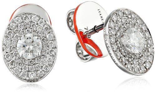 Hochzeit - Ivanka Trump "Signature Bridal" Oval Diamond Stud Earrings