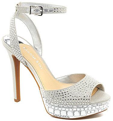 Hochzeit - Gianni Bini Moniquee Jeweled Platform Sandals
