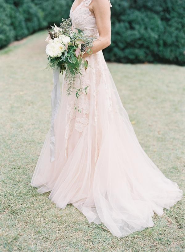 زفاف - Custom Made A Line Light Pink Lace Wedding Dresses With Train, Lace Wedding Gowns, Lace Bridal Dresses