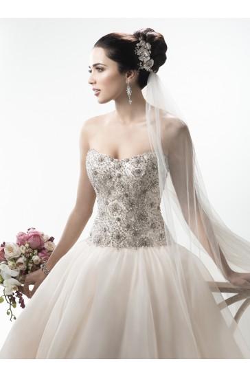 Hochzeit - Maggie Sottero Bridal Gown Lourdes / 4MS971