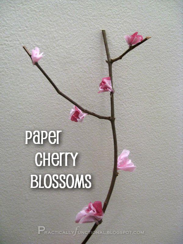 زفاف - Tissue Paper Cherry Blossoms