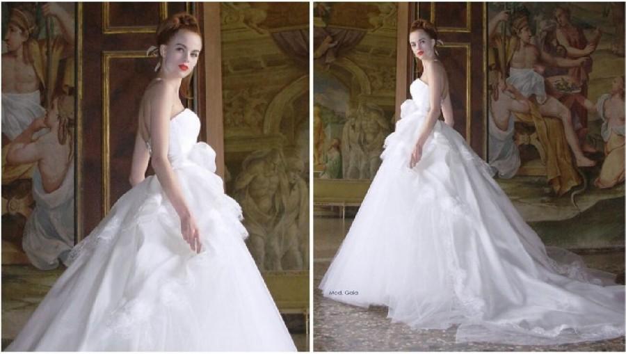 Hochzeit - New Arrival 2015 Atelier Aimee Wedding Dresses Chapel Train Sweetheart Organza Draped Applique Bridal Gown Wedding Ball A-Line Custom Online with $116.92/Piece on Hjklp88's Store 