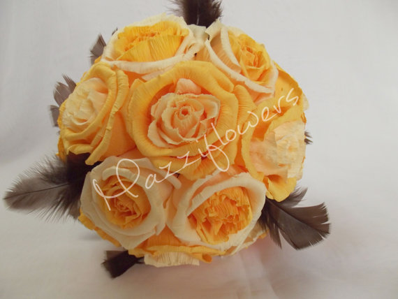 Hochzeit - Bridal bouquet,wedding bouquet,bridal bouquet paper flower,paper flower bouquet,paper flower,