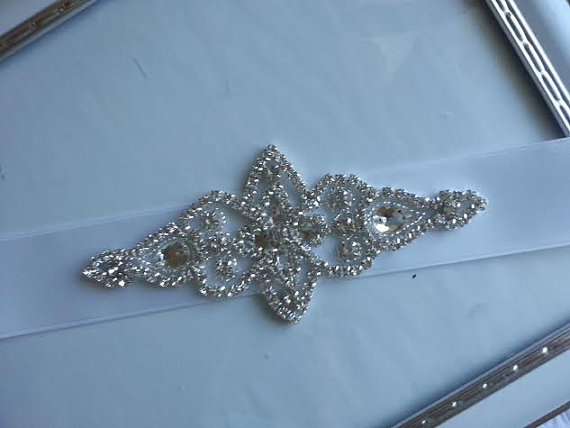 Hochzeit - SALE Wedding Belt, Bridal Belt, Sash Belt, Crystal Rhinestone  B1081