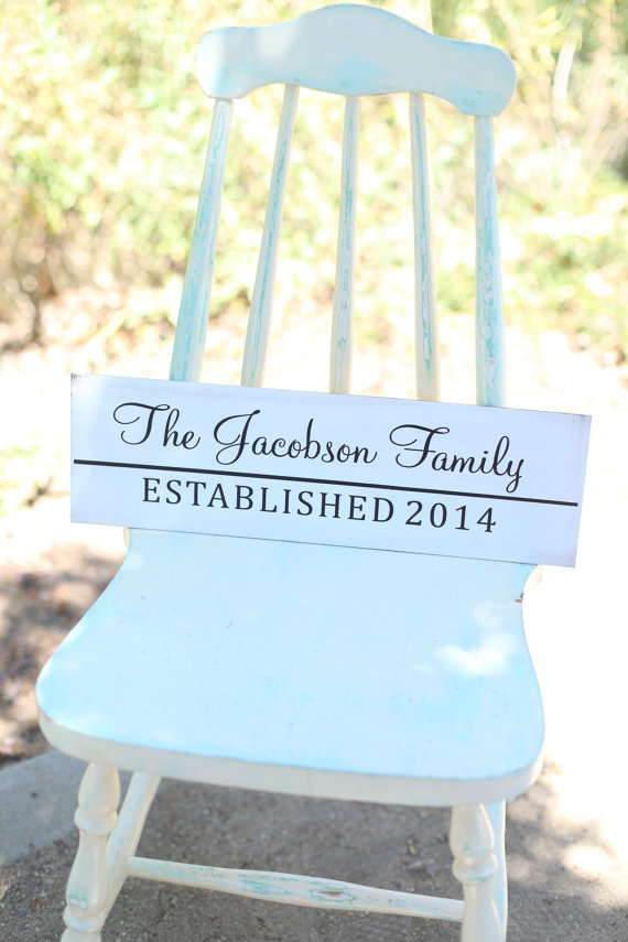 Hochzeit - Personalized Flower Girl Ring Bearer Wedding Family Sign (Item Number MHD20006)