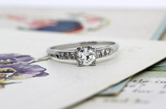Mariage - Antique Engagement Ring 