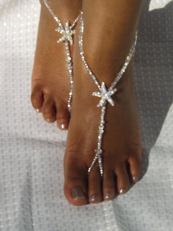Свадьба - Barefoot Sandals Foot Jewelry Anklet