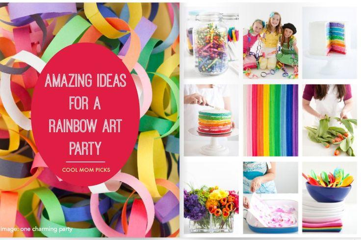 Hochzeit - How To Throw A Rainbow Art Party: Ideas With A Creative Twist