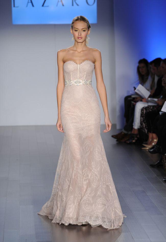 Wedding - Lazaro Spring 2015 Wedding Dresses Feature Unique Colors And Intricate Beading