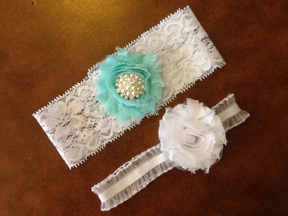 Mariage - Wedding Garter Belt, Bridal Garter Set - white lace garter,Ivory Lace Garter, Wedding Garter, ,POPULAR