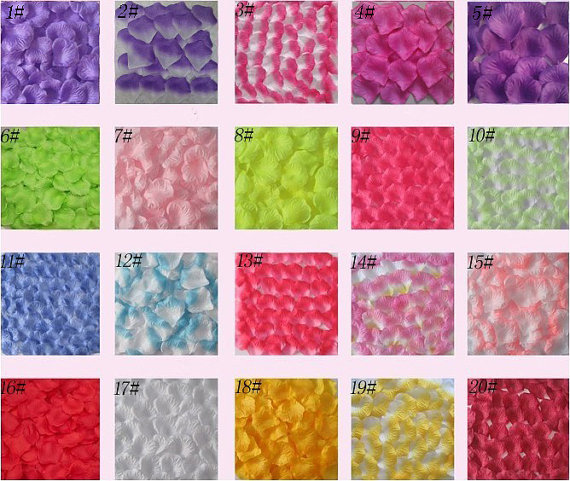 Mariage - Wholesale 1,000pcs Fabric Rose Petals Silk Flower For DIY Accessory,Or Wedding Decoration