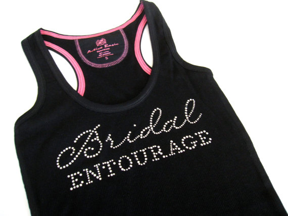 Hochzeit - Bridesmaid Tank Top Shirt. Bridal Entourage Shirt. Team Bride Shirt. Bridesmaid Shirts. Bride Shirt. Maid of Honor Shirt. Bridesmaid Tanks