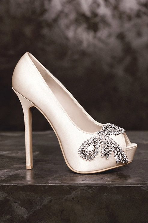 Hochzeit - Wedding Shoes: White By Vera Wang, Spring 2013