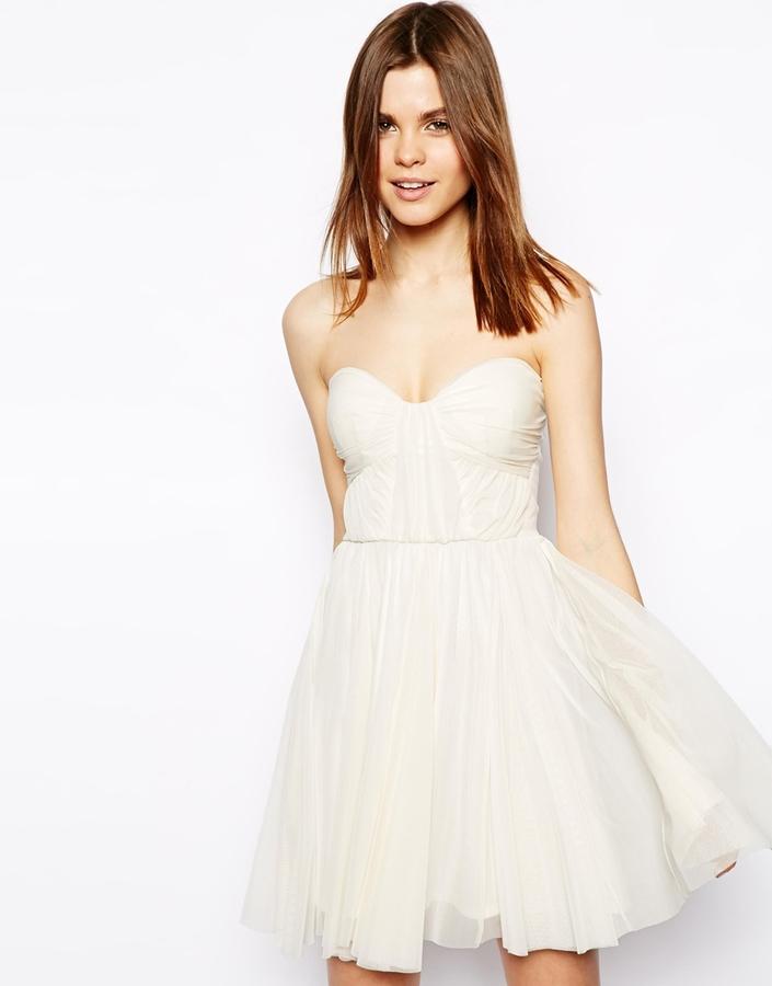 Свадьба - ASOS Bandeau Dress With Twisted Bodice