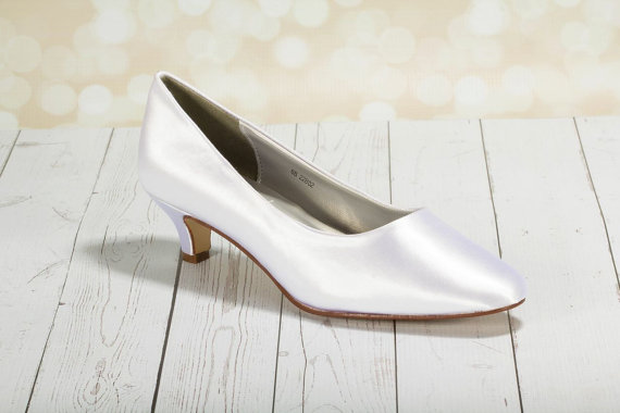 Wedding - Heel 1 3/4"  - Wedding Shoes - Closed Toe Wedding Shoes - Choose From Over 200 Colors - Bespoke Shoe - Custom Shoe - Short Wedding Shoe