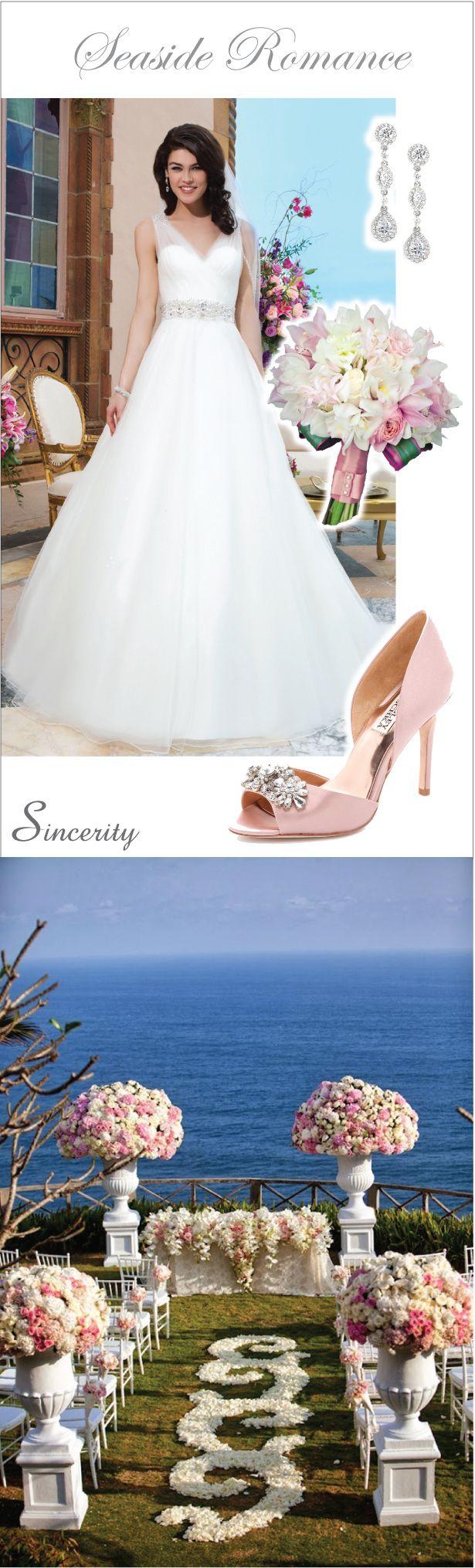 Свадьба - Wedding Day Look: Seaside Romance