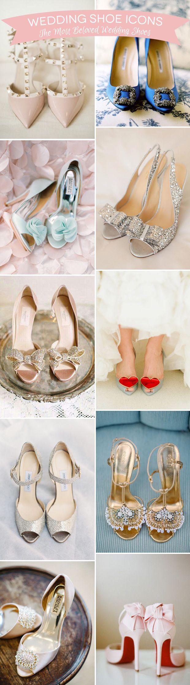 Hochzeit - Shoe Icons - The 11 Most Popular Wedding Shoes Ever