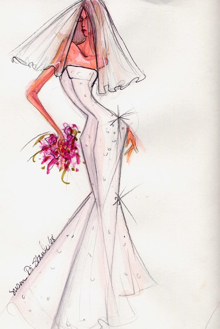 Hochzeit - Fashion Illustrations