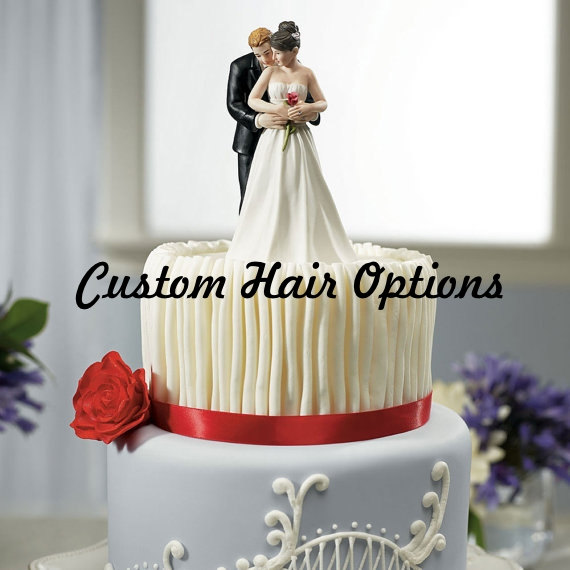 زفاف - Personalized Wedding Cake Topper - Bridal Couple - Yes to the Rose - Weddings - Cake Topper - Modern - Romantic Cake Topper
