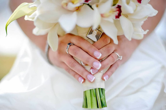 Свадьба - Picture Frame Bouquet Charm