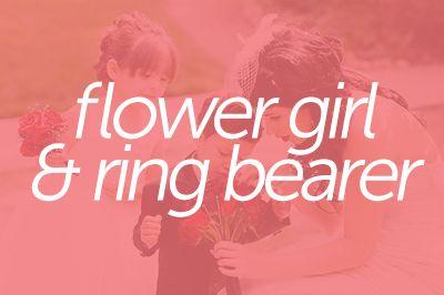 Wedding - Flower Girl   Ring Bearer