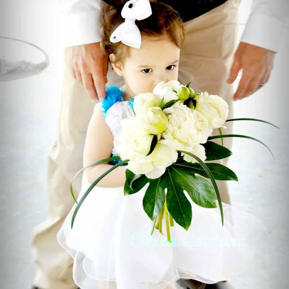 Hochzeit - Couture Rhinestone Flower Girl Dress Vintage Junior Bridesmaid Tutu Dress - Rhinestone Christening Baby Baptism Dress MATCH YOUR COLORS